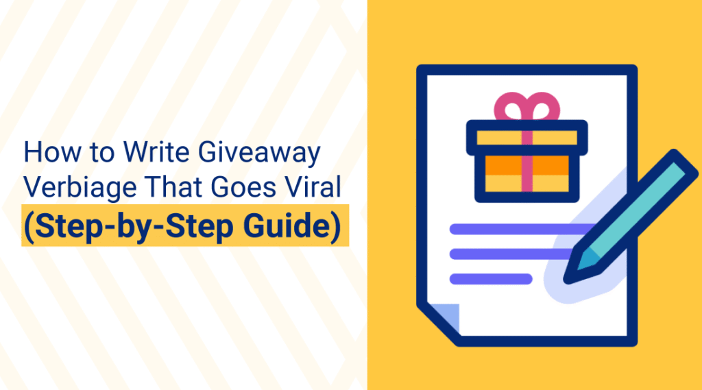 Giveaway Verbiage