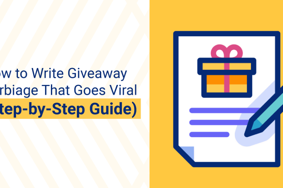 Giveaway Verbiage