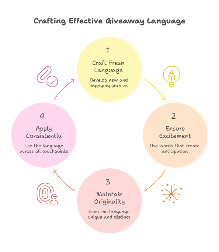 effective giveaway langiage
