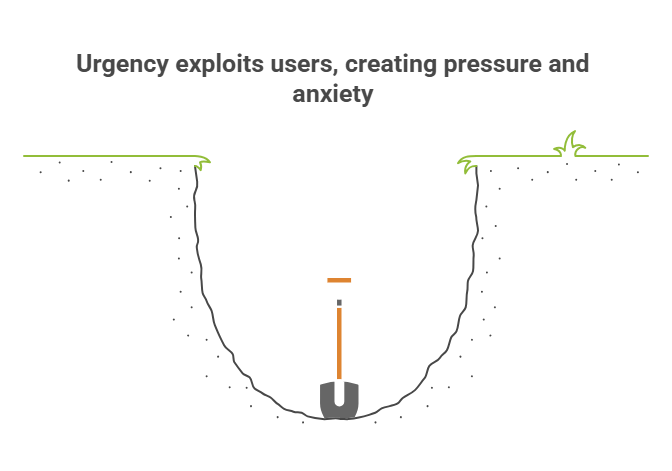 users pressure and anxiety