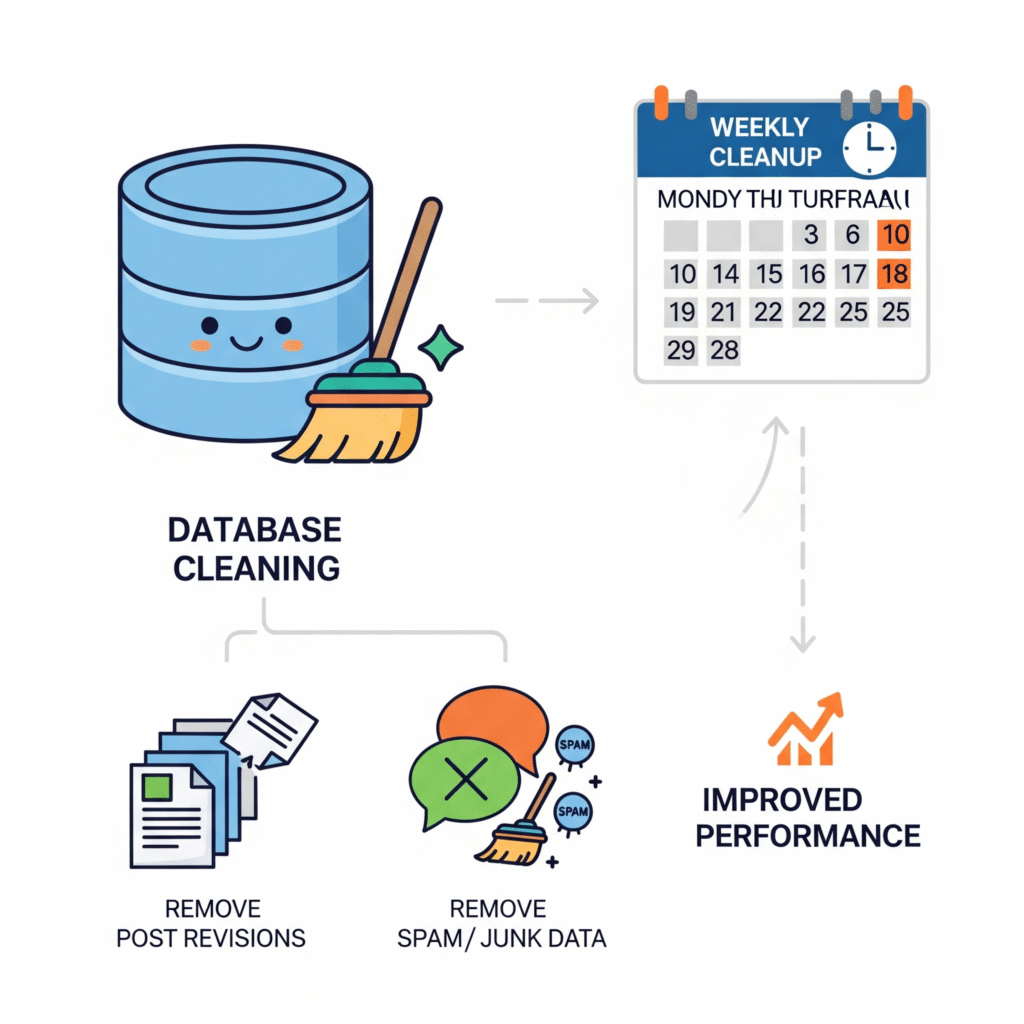 Clean & schedule database optimization