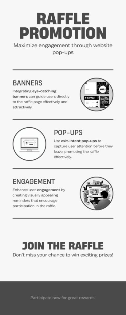 join the raffle promotion